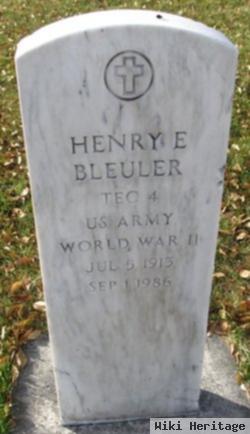 Henry Elliott Bleuler