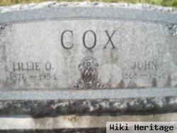 Lillie Ora Tate Cox