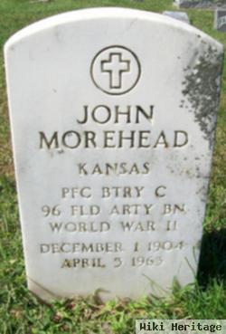 Pfc John Samuel Morehead