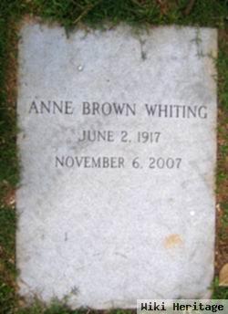 Anne Brown Whiting