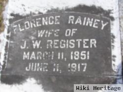 Florence Rainey Register