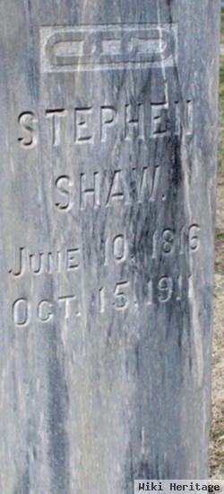 Stephen Shaw