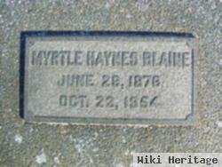 Myrtle Bowman Haynes Blaine