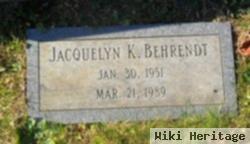 Jacquelyn K. Behrendt