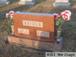 Ralph D. Krider