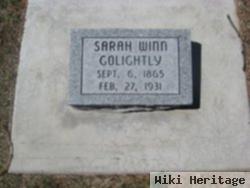 Sarah Winn Golightly