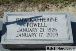 Oma Katherine Powell Burt