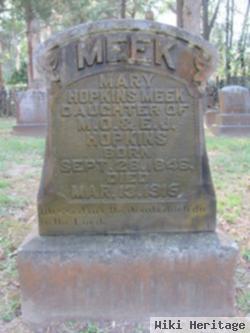 Mary E. Hopkins Meek