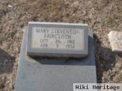 Mary Stevenson Faircloth