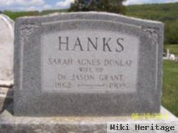 Sarah Agnes "sadie" Dunlap Hanks