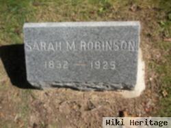 Sarah M Robinson