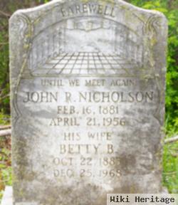 Betty Belle Dodson Nicholson