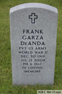 Pvt Frank Garza De Anda