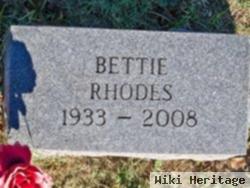 Bettie Jean Parrott Rhodes