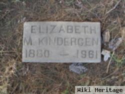 Elizabeth M Kindergen