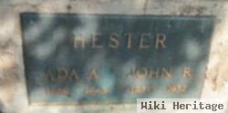 John R Hester