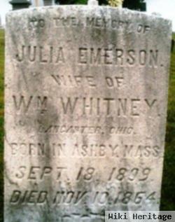 Julia Ann Emerson Whitney