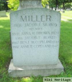 Jacob F Miller, Sr