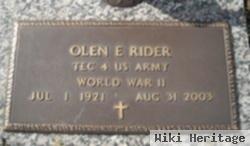 Olen Ernest Rider