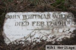 John Whitman Wilder