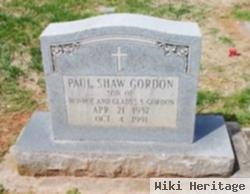 Paul Shaw Gordon