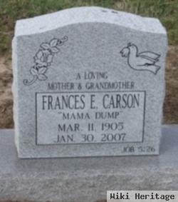 Frances "dump" Edmund Carson