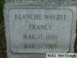 Blanche "oma" Wayble Francy