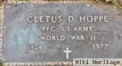 Pfc Cletus D. Hoppe