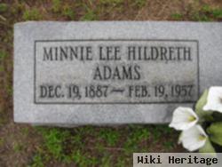 Minnie Lee Hildreth Adams