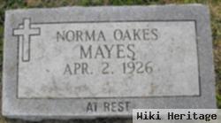 Norma Oakes Mayes