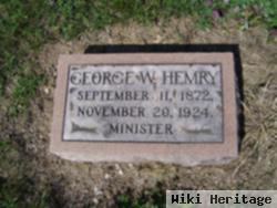 Rev George Watson Hemry