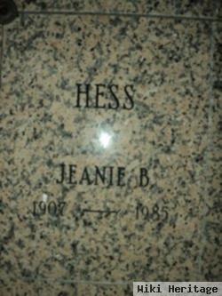 Jeanie Bell Mclelland Hess