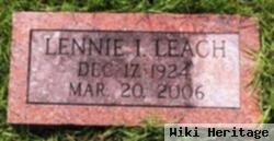 Lena I "lennie" Mead Leach