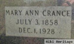 Mary Ann Dixon Crance