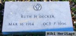 Ruth H Decker