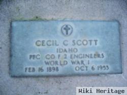 Cecil C Scott