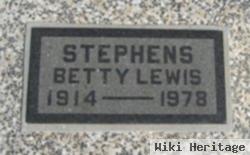 Betty Lewis Stephens