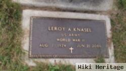 Leroy A Knasel