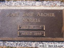 Mary Jane Archer Norris