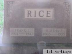 Bertha F Rice