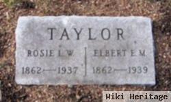 Rosie L. Wilder Taylor