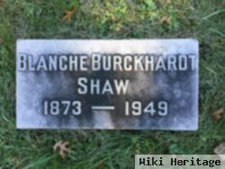 Blanche Burckhardt Shaw