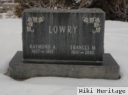 Frances M Lowry