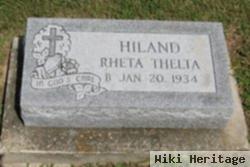 Rheta Thelta Hiland