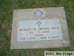 Burdette Irving Rice