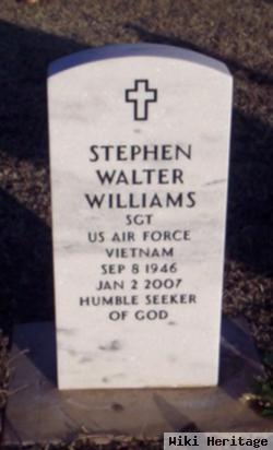 Sgt Stephen Walter Williams