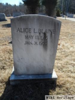 Alice L. Hewey Blaine