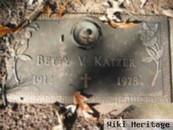 Betty V Katzer