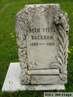 Elizabeth "beth" Pitts Buckham