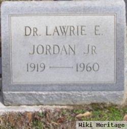 Dr Lawrie E Jordan, Jr